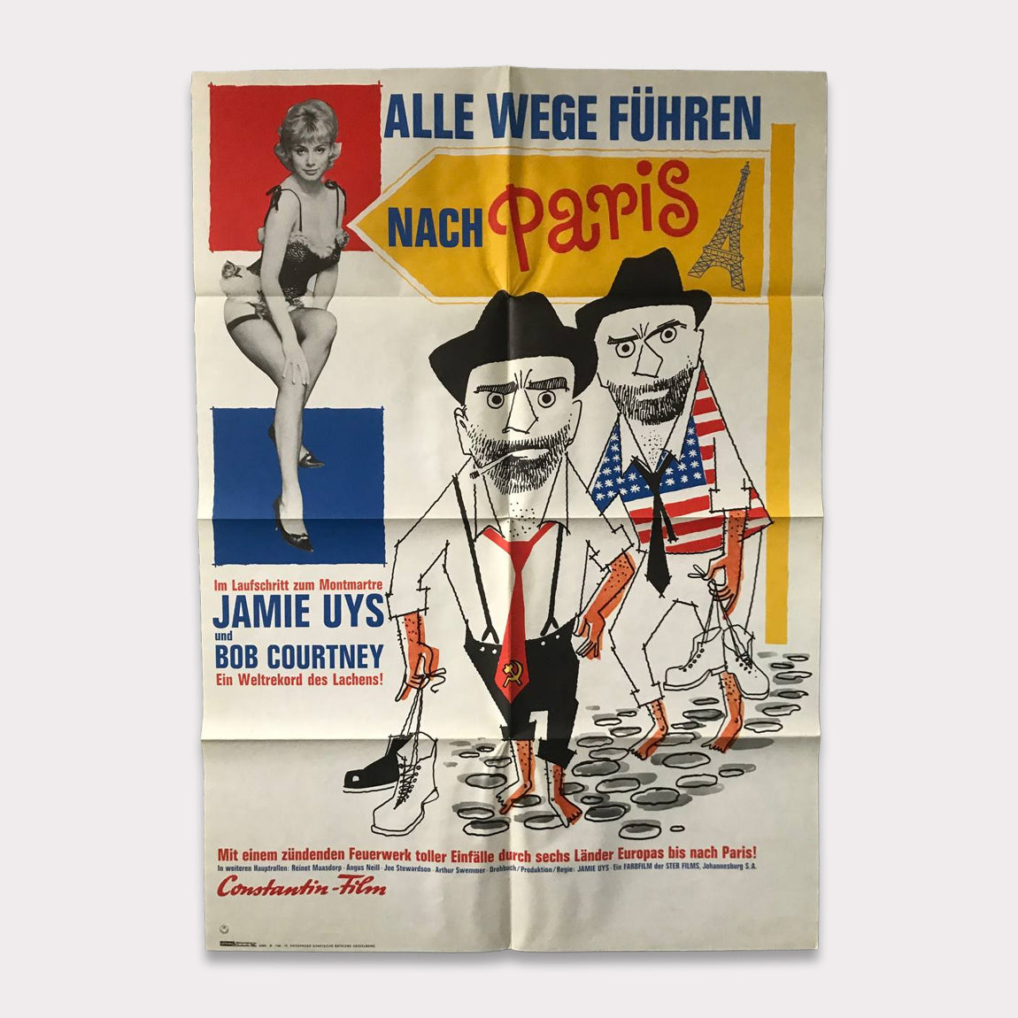Alle Wege führen nach Paris | DIN A1 Filmplakat