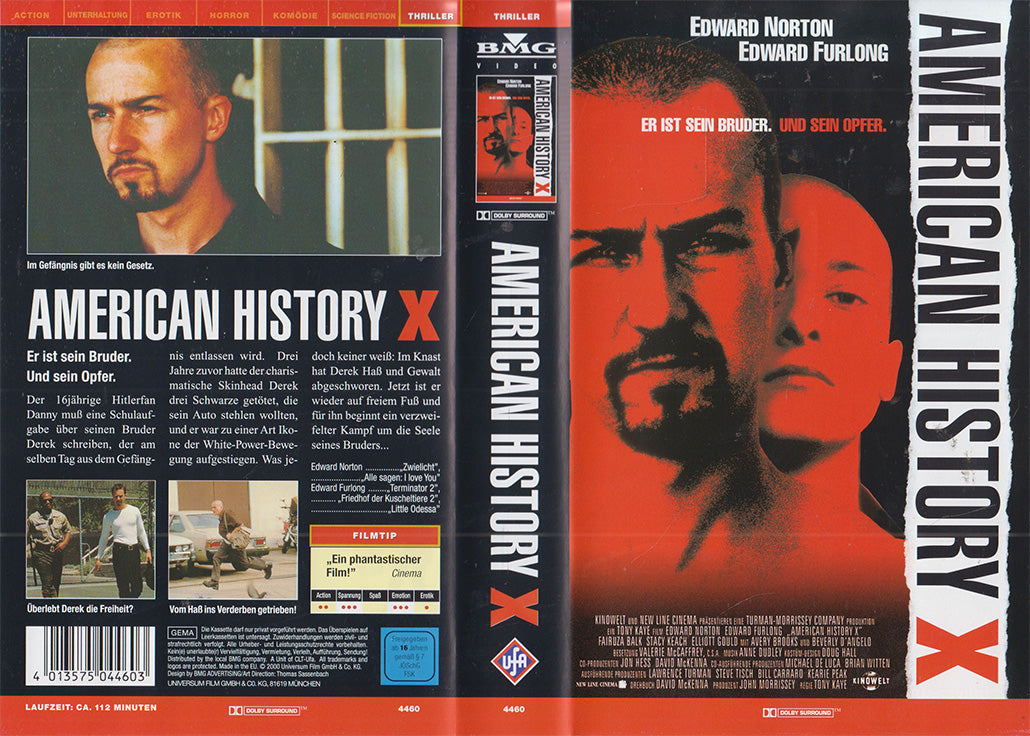 American History X (VHS - 2000 - DE)