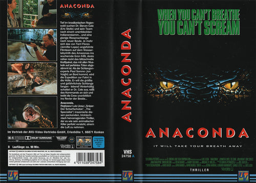 Anaconda (VHS - 1999 - DE)
