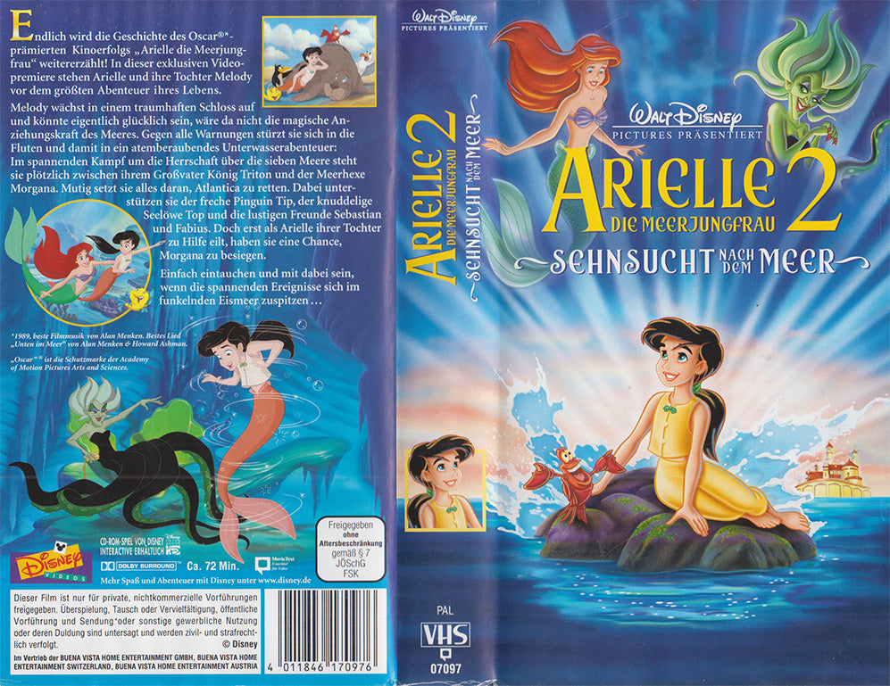 Arielle die Meerjungfrau 2 - Sehnsucht nach dem Meer (VHS - DE)