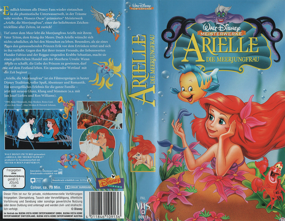 Arielle, die Meerjungfrau (VHS - DE)