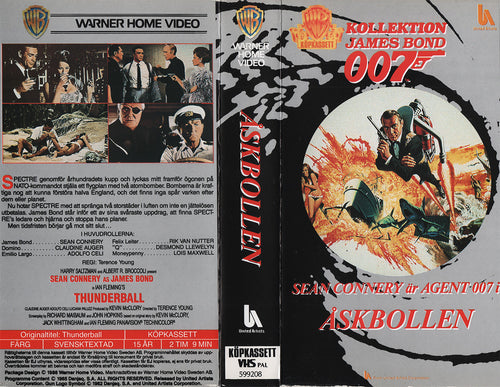 Åskbollen [James Bond 007] (VHS - 1988 - SE)