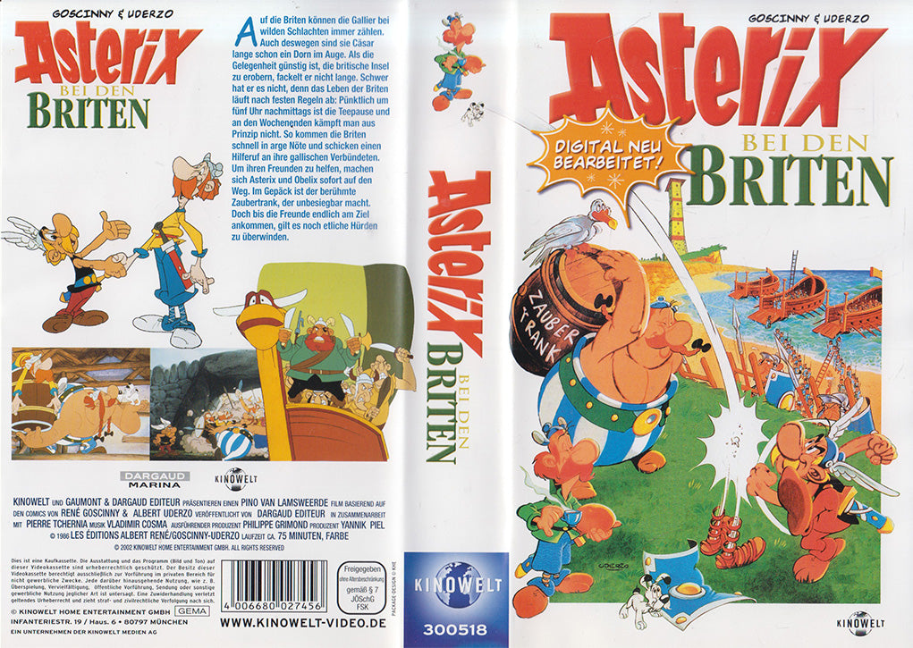 Astérix en Grande-Bretagne (VHS - 2002 - DE)