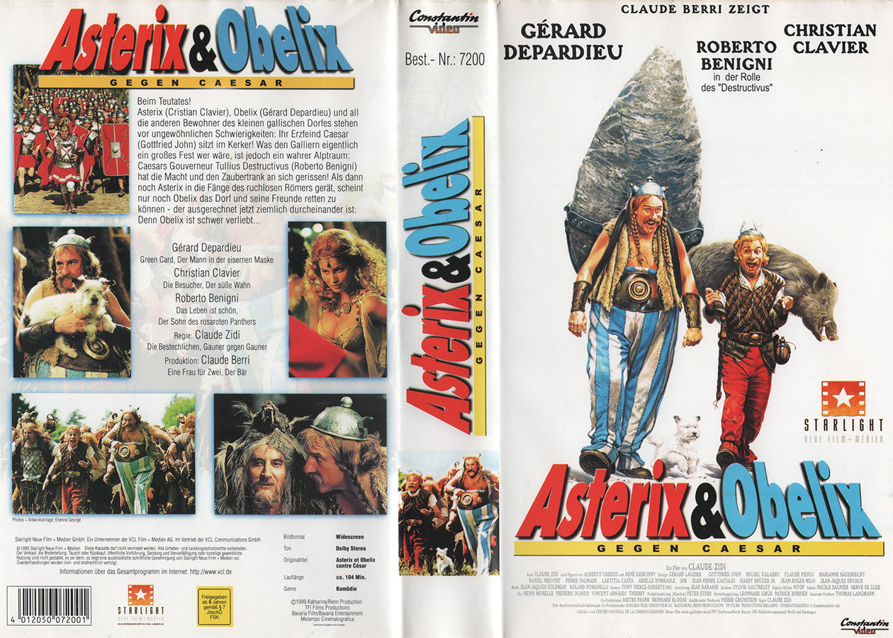 Astérix et Obélix contre César (VHS - 1999 - DE)