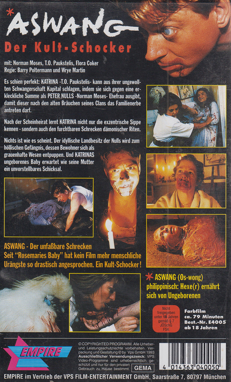 Aswang - Das ultimative Böse (VHS - 1993 - DE)