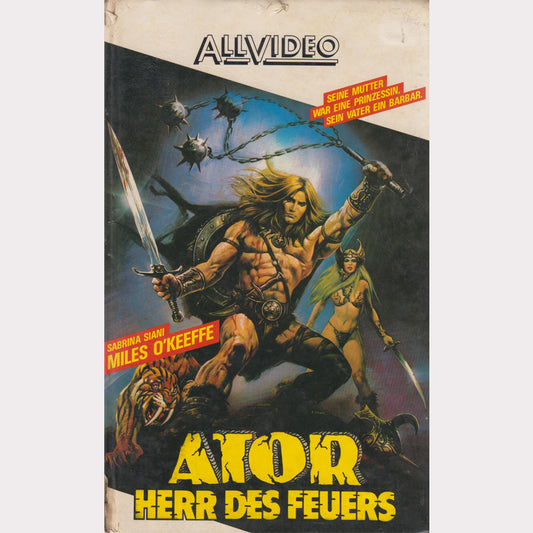 Ator Herr des Feuers All-Video VHS Cover