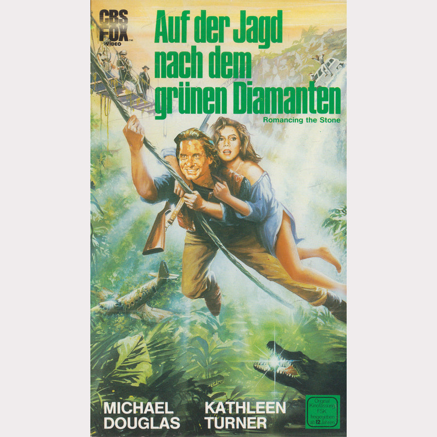 À la poursuite du diamant vert (VHS - 1985 - DE)