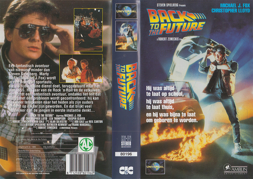 Retour vers le futur (VHS - 1995 - NL)