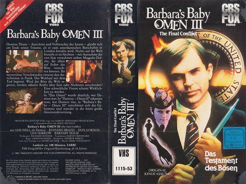 Barbaras Baby - Omen III (VHS - 1983 - DE)