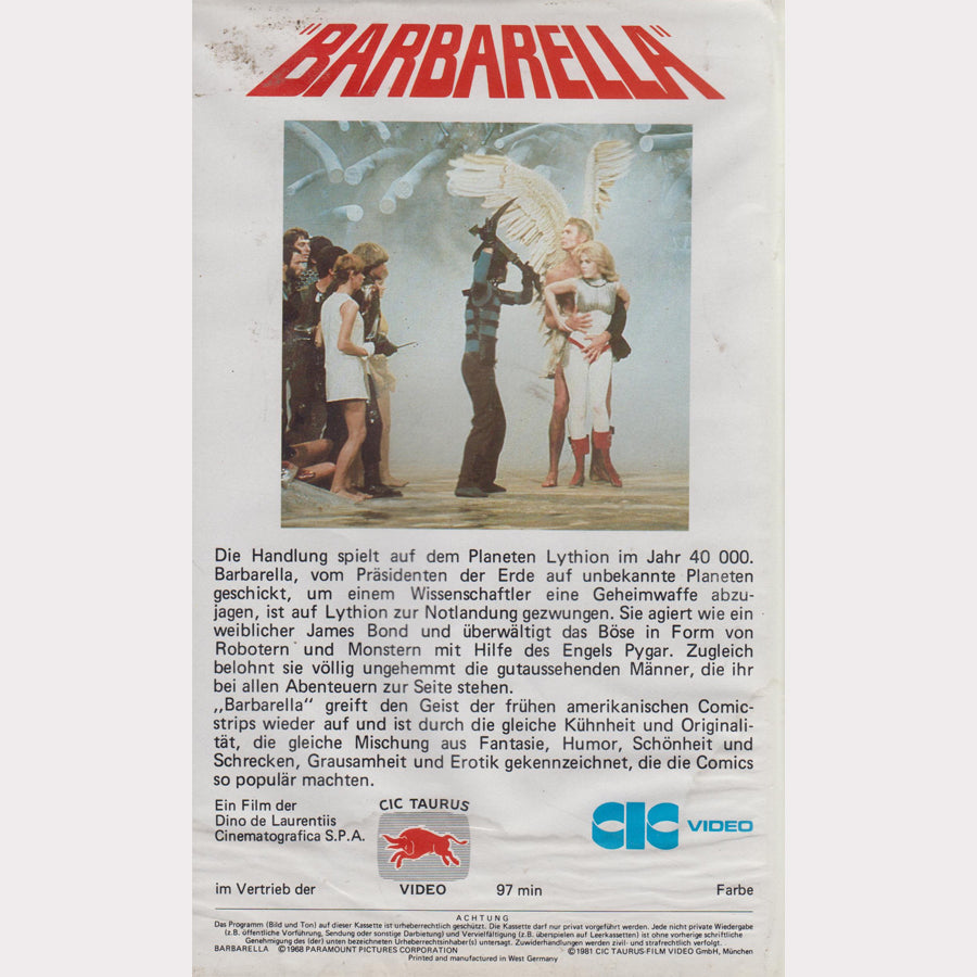 Barbarella (VHS - 1981 - DE)