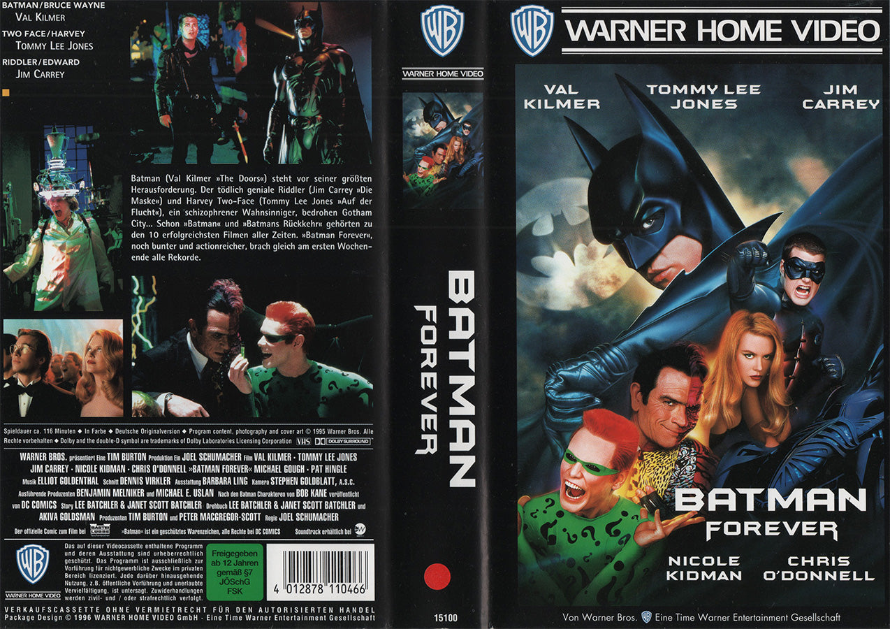 Batman pour toujours (VHS - 1996 - DE)