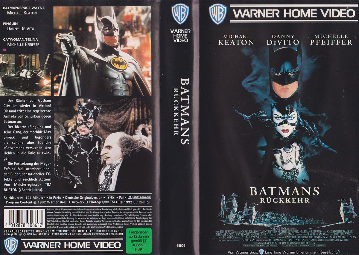 Batmans Rückkehr (VHS - 1993 - DE)