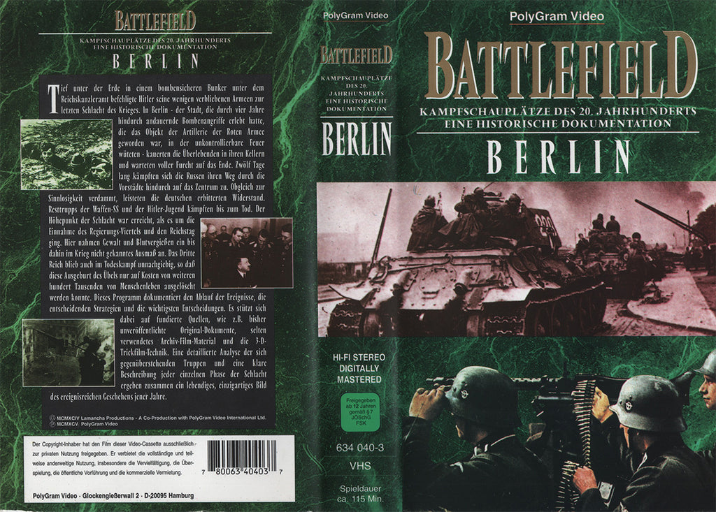 Battlefield: Berlin (VHS - 1995 - DE)