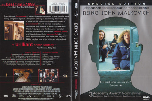Being John Malkovich (DVD - 2000 - US)
