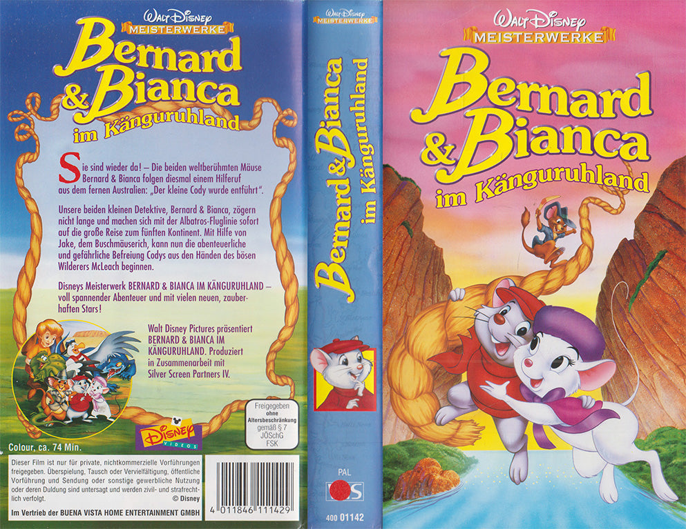 Bernard &amp; Bianca in Kangaroo Land (VHS - DE)