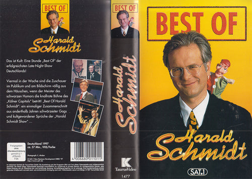 Best of Harald Schmidt Taurus Video 1997 VHS Einleger