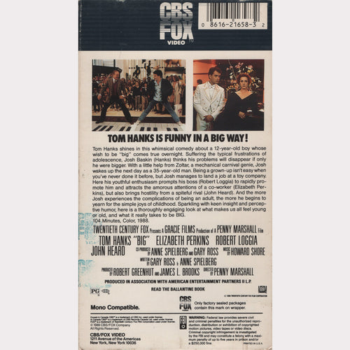 Big (VHS - 1989 - DE)