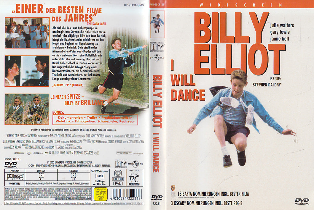 Billy Elliot - Je danserai (DVD - 2001 - DE)