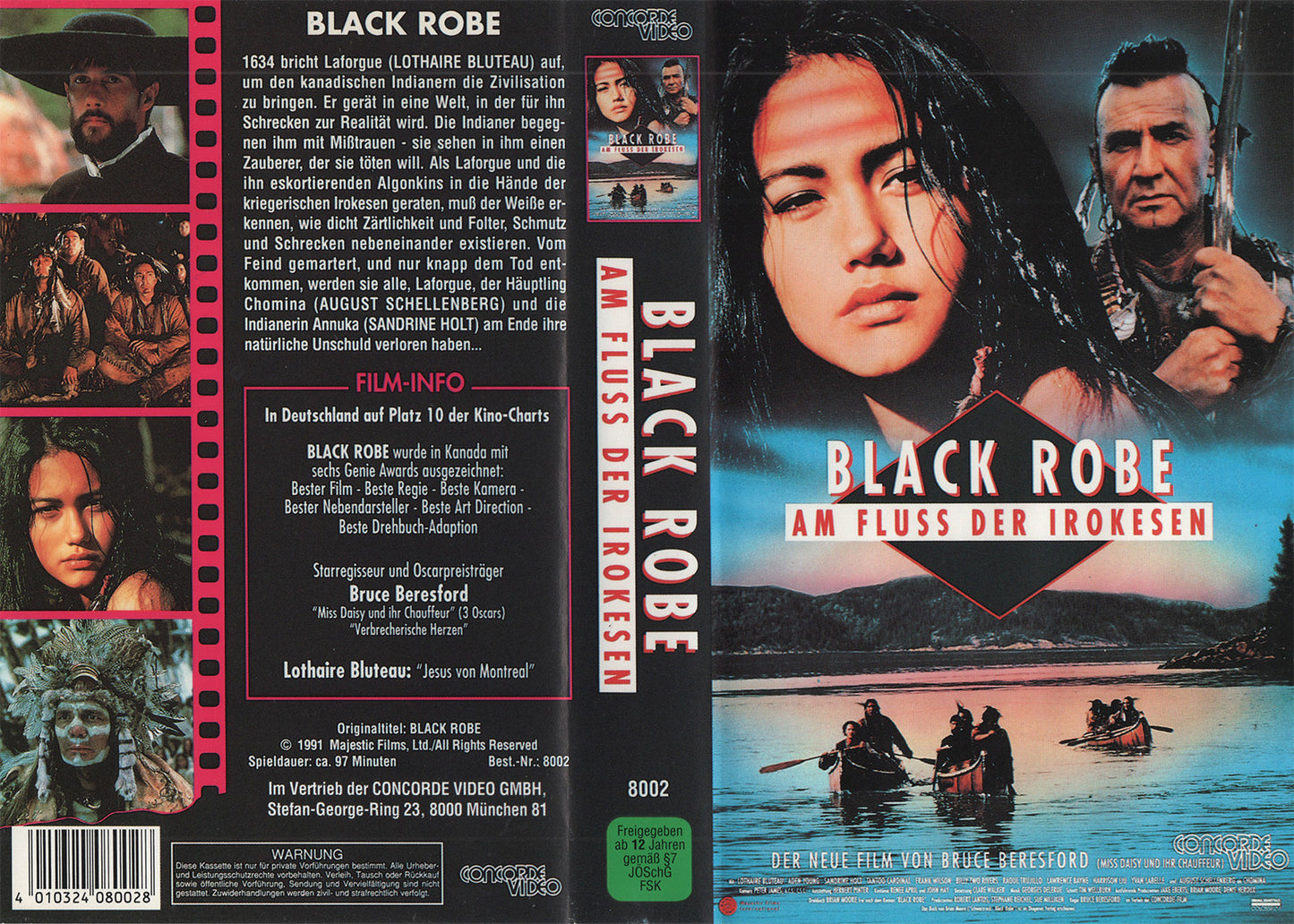 Black Robe - Am Fluss der Irokesen (VHS - DE)