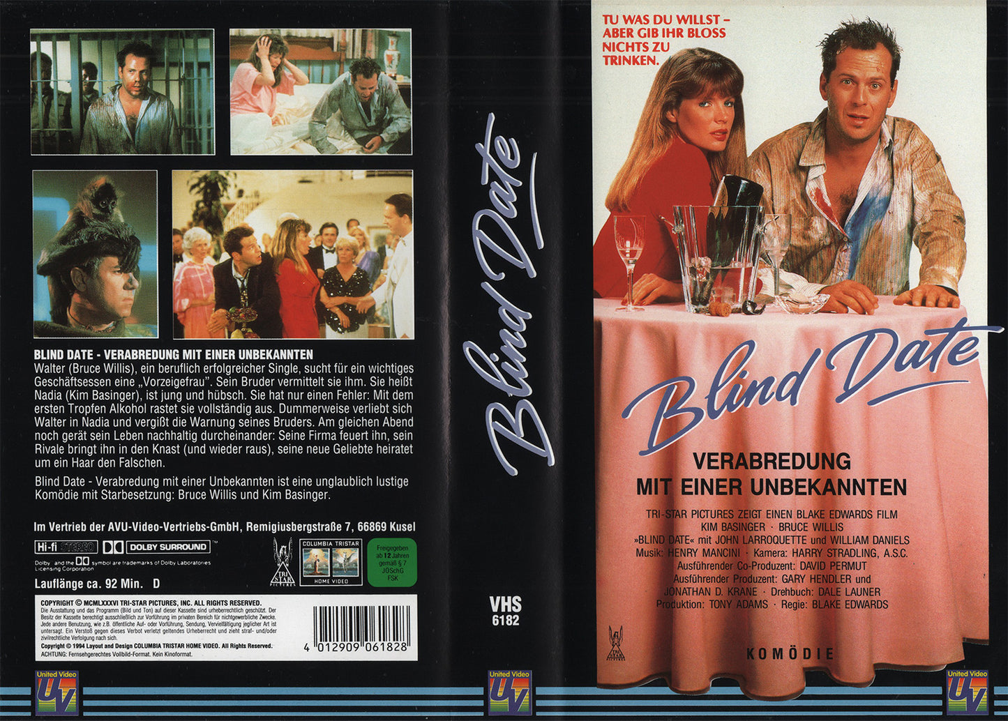 Blind Date - Verabredung mit einer Unbekannten (VHS - 1994 - DE)