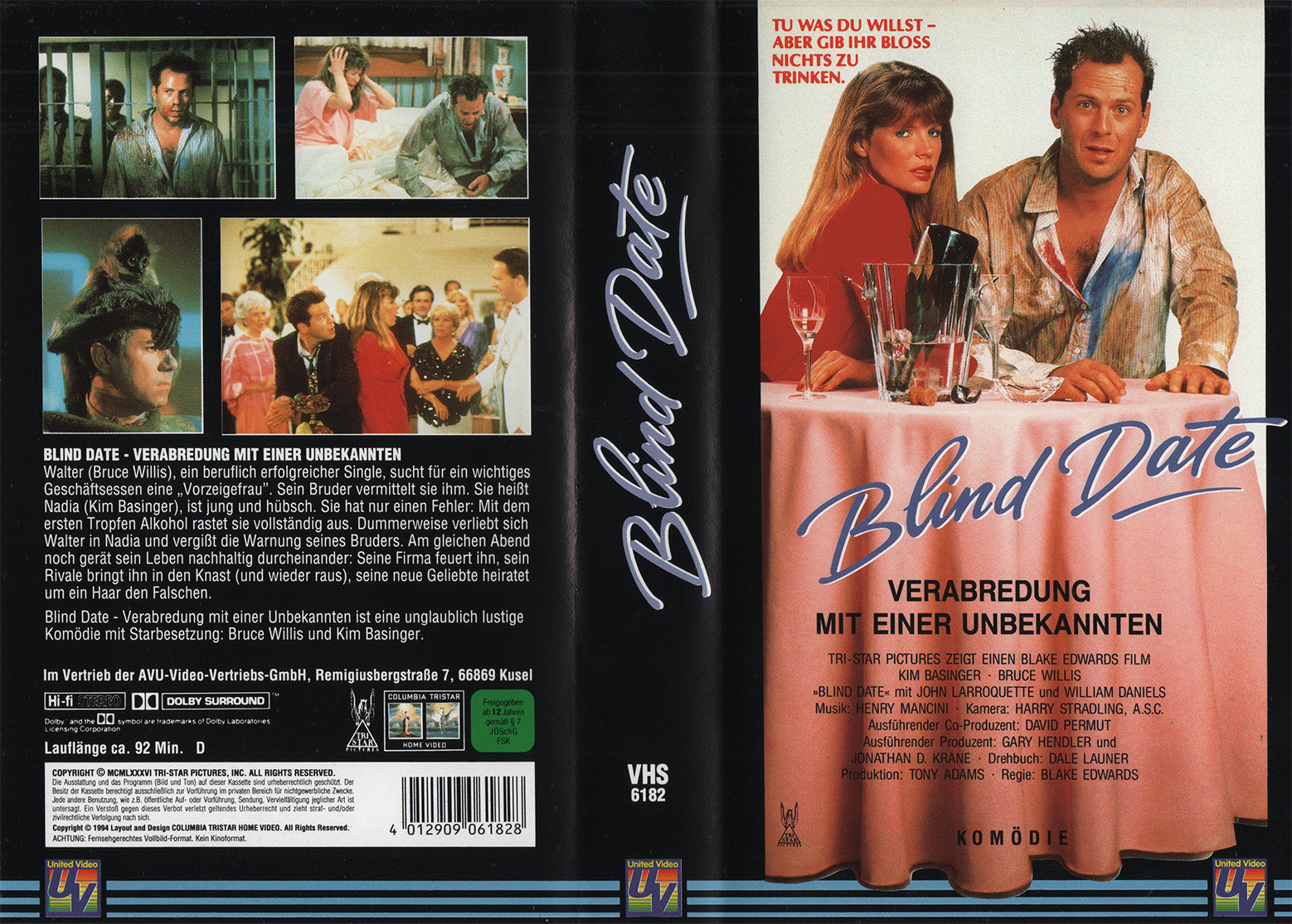 Blind Date - Verabredung mit einer Unbekannten (VHS - 1994 - DE)