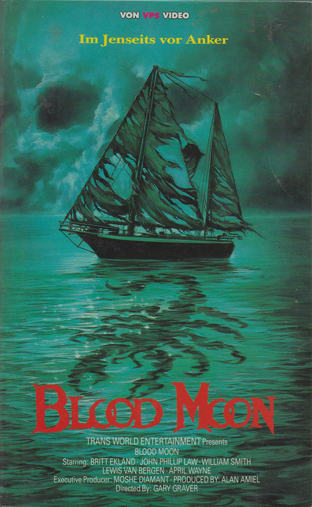 Blood Moon VPS Video 1988 VHS Cover front