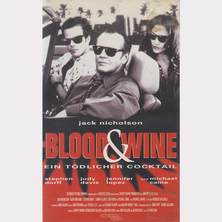 Blood &amp; Wine - Un cocktail mortel (VHS - 1997 - DE)