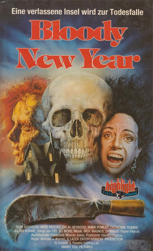 Bloody New Year Highlight Video VHS Kassette Cover front