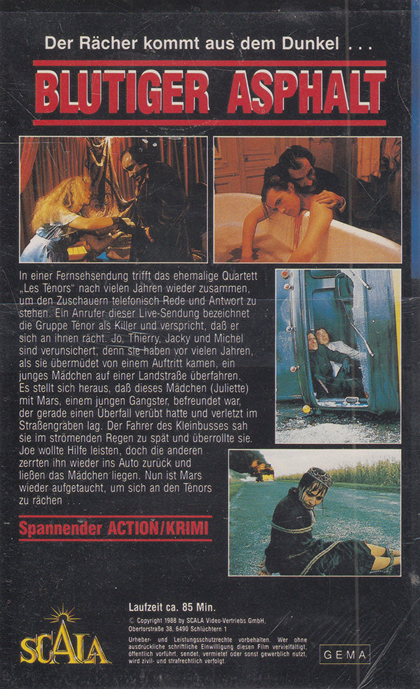 Blutiger Asphalt (VHS - 1988 - DE)