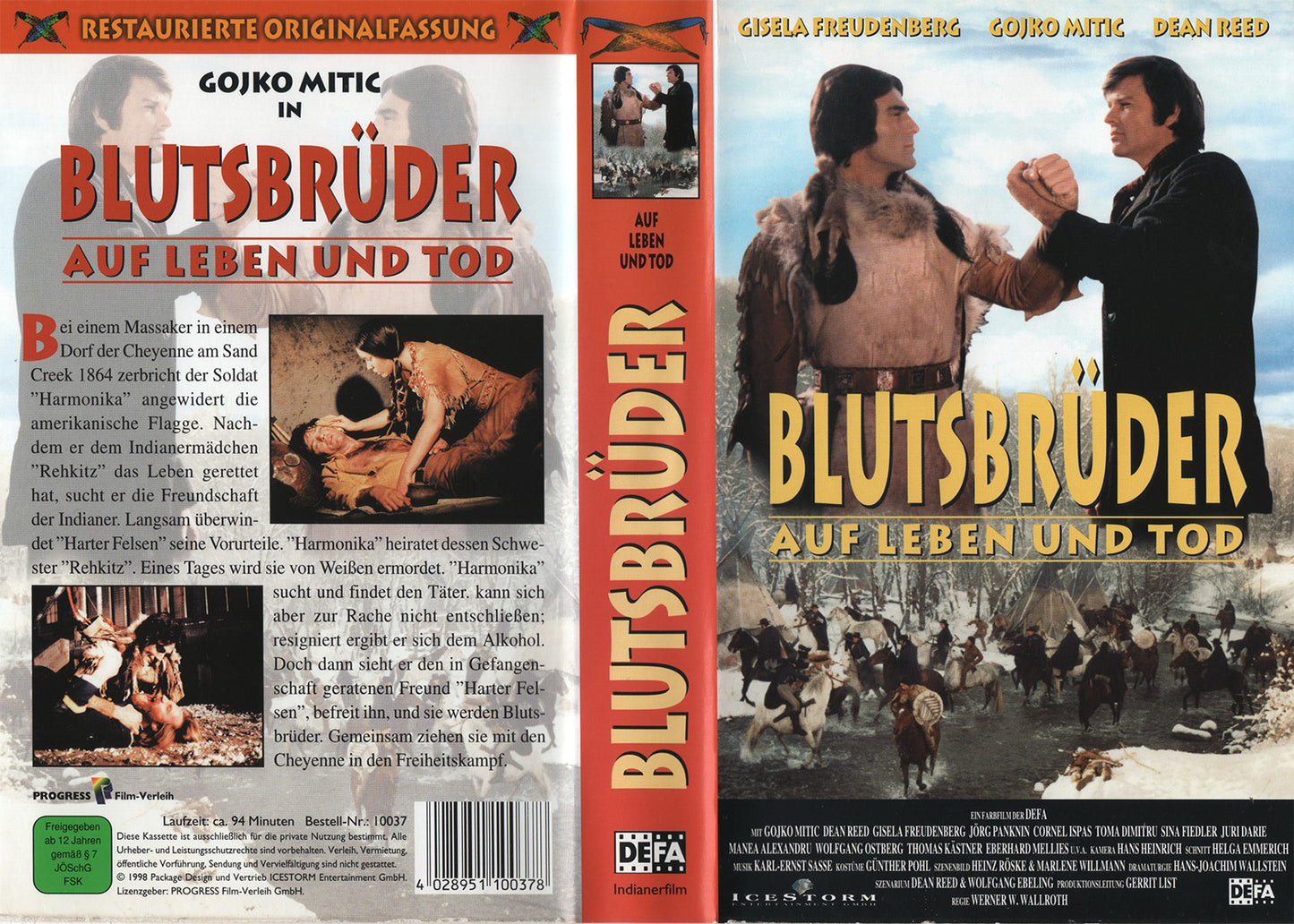 Blutsbrüder - Auf Leben und Tod (VHS - 1998 - DE)