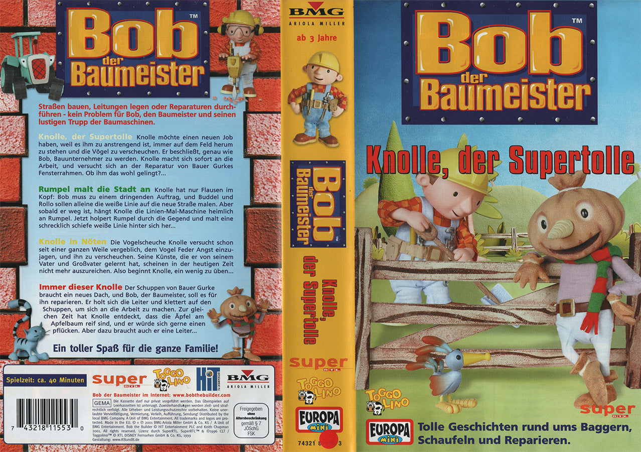 Bob the Builder: Spud, the Great One (VHS - 2001 - DE)