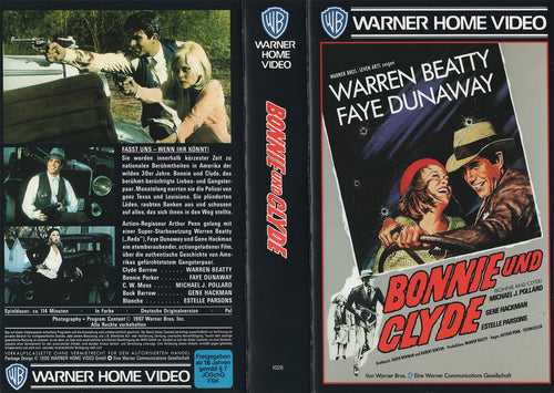 Bonnie et Clyde (VHS - 1990 - DE)