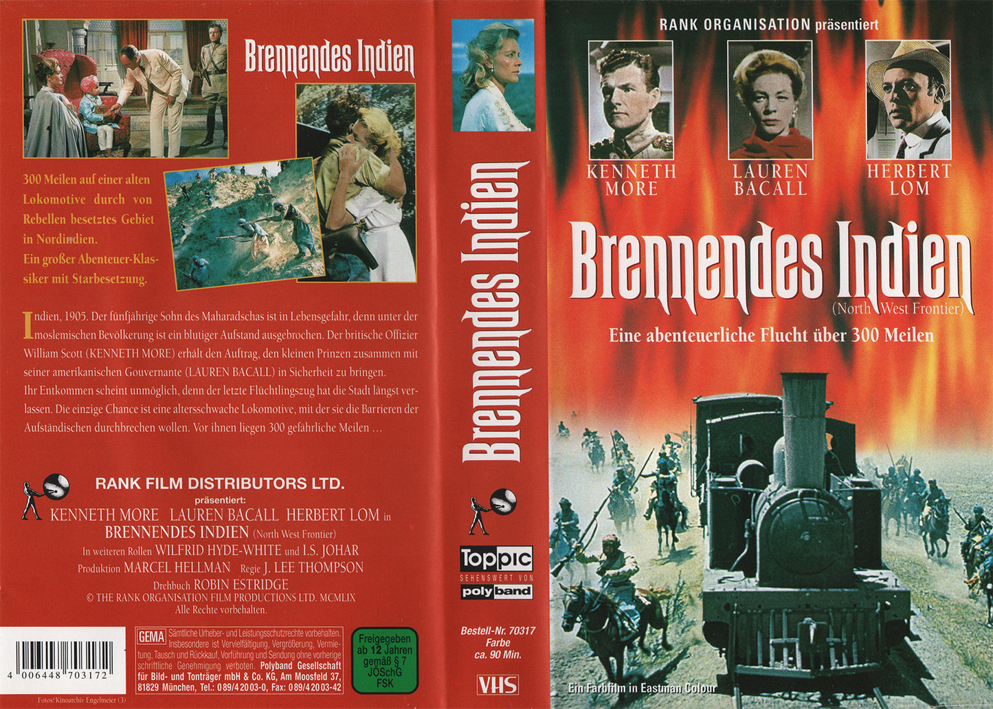 L'Inde en feu (VHS - DE)