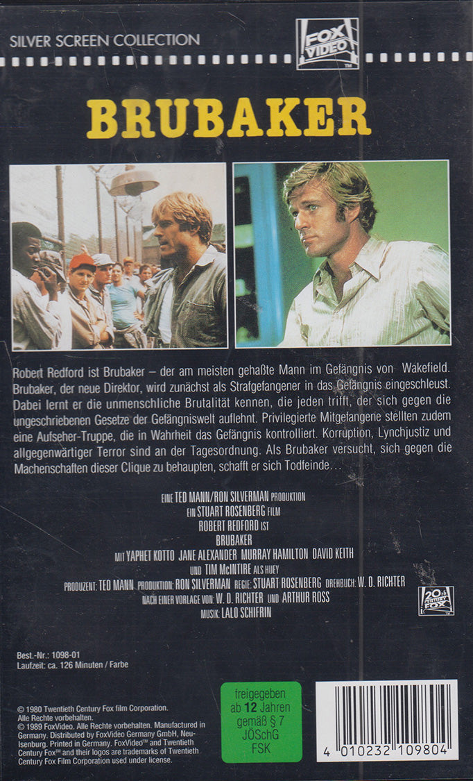 Brubaker (VHS - 1989 - DE)