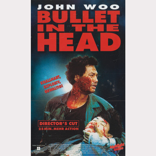 Bullet in the Head Highlight Video VHS Kassette Cover