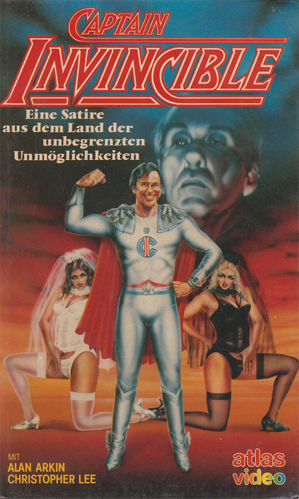 Captain Invincible Atlas Video VHS Cover front