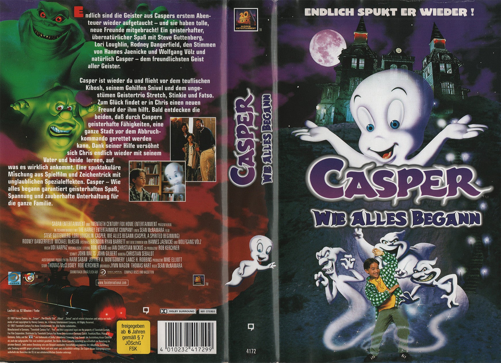 Casper - Wie alles begann (VHS - 1997 - DE)