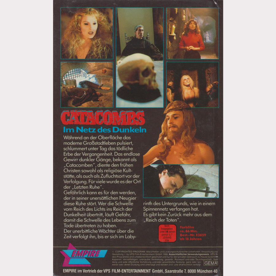 Catacombs - In the Web of Darkness (VHS - 1988 - DE)