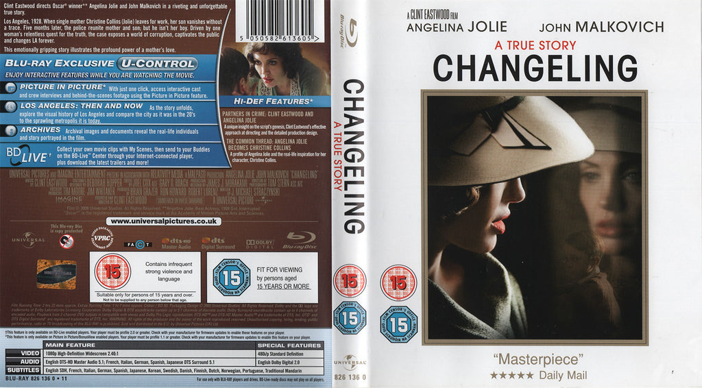 Changeling (Blu-ray - UK)