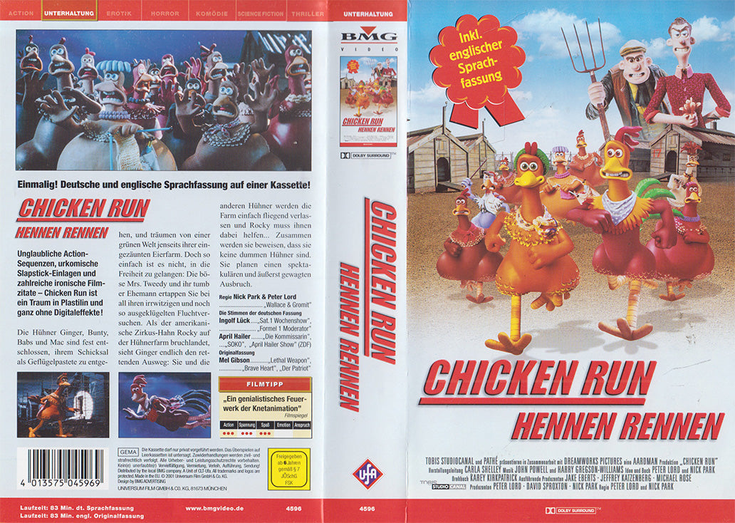 Chicken Run - Hennen Rennen (VHS - 2001 - DE)