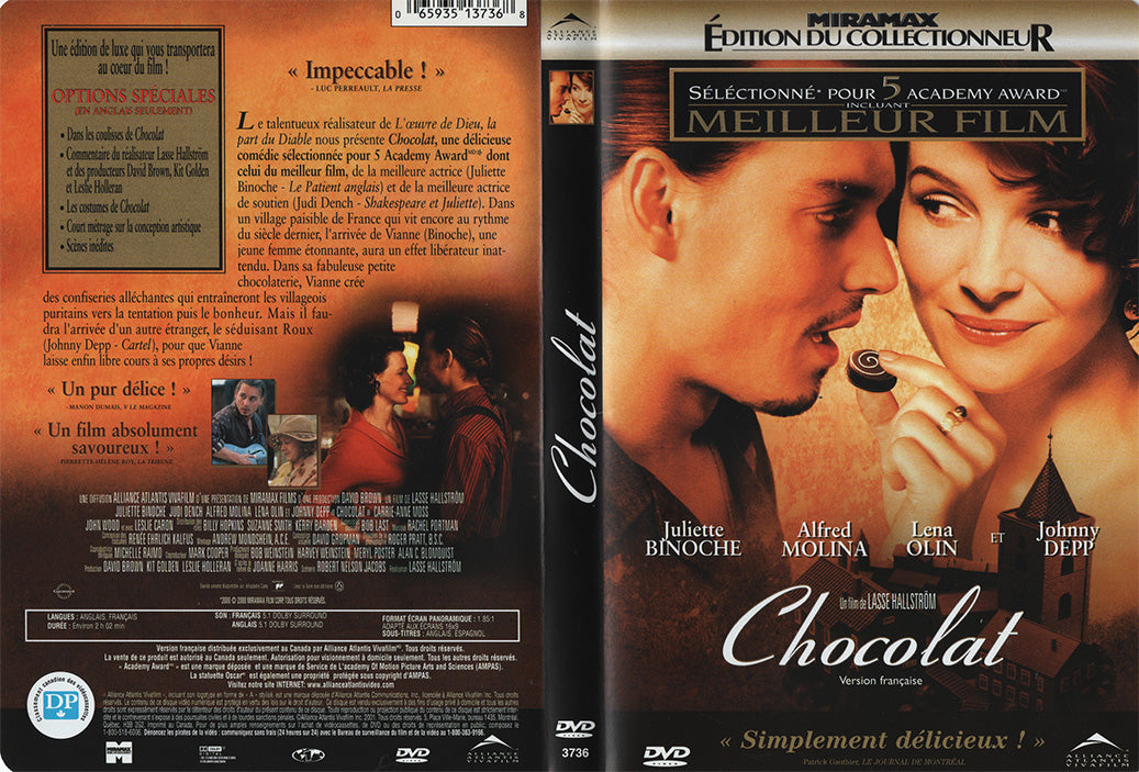 Chocolat (DVD - 2001 - CA)