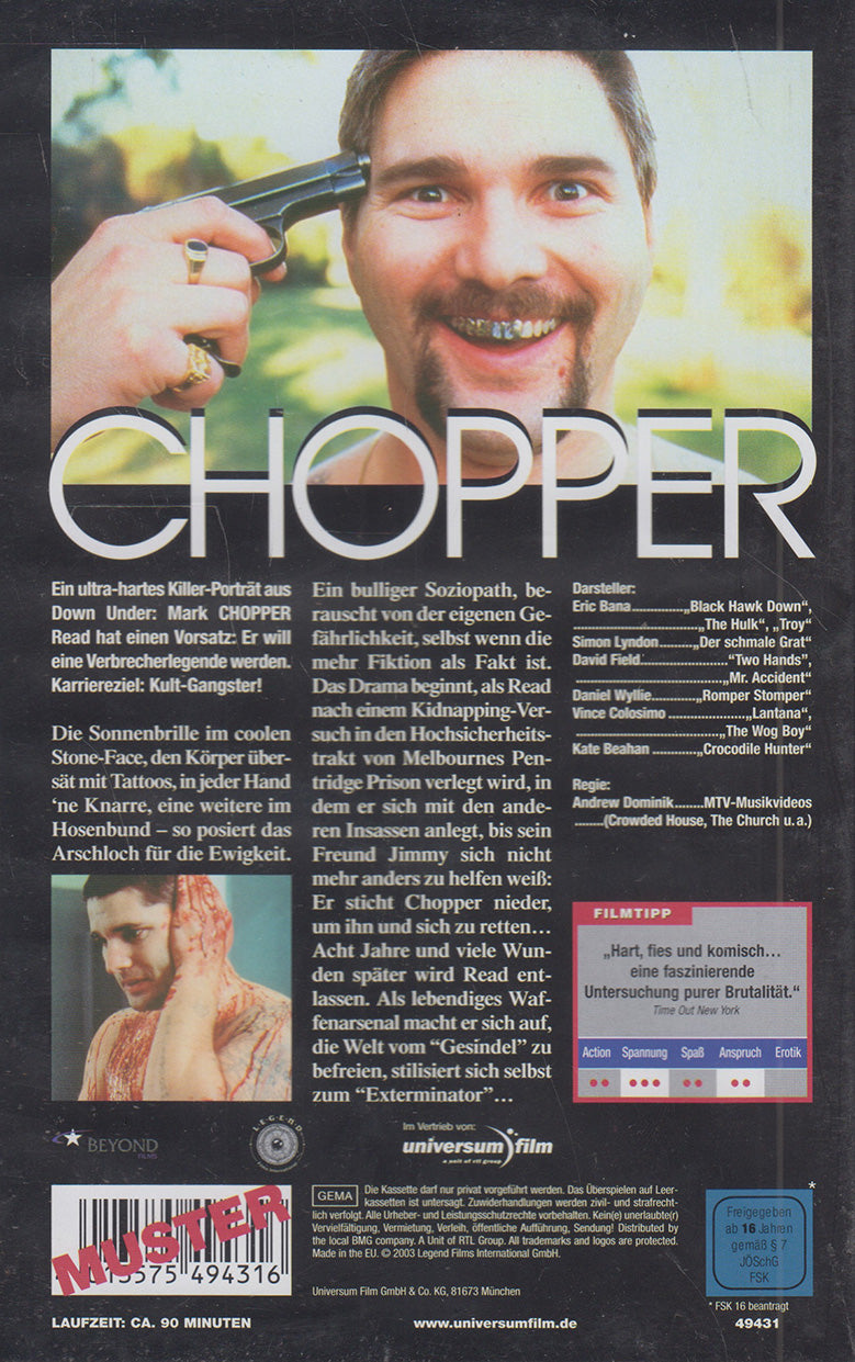 Chopper [press copy] (VHS - 2003 - DE)