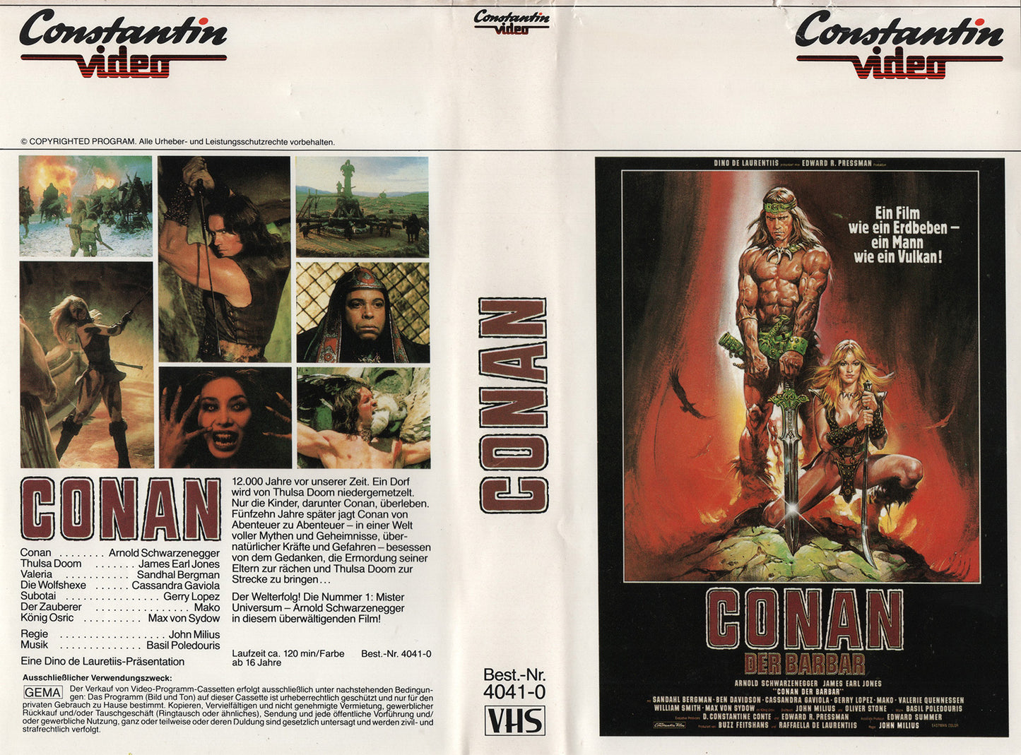 Conan, der Barbar (VHS - DE)