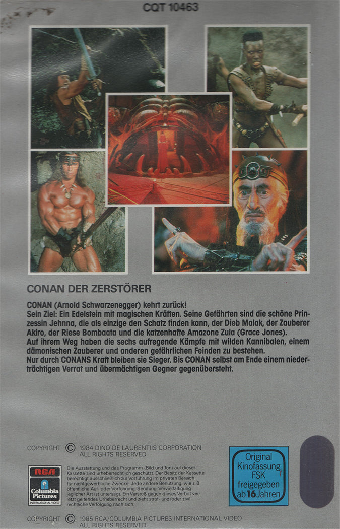 Conan der Zerstörer (VHS - 1985 - DE)