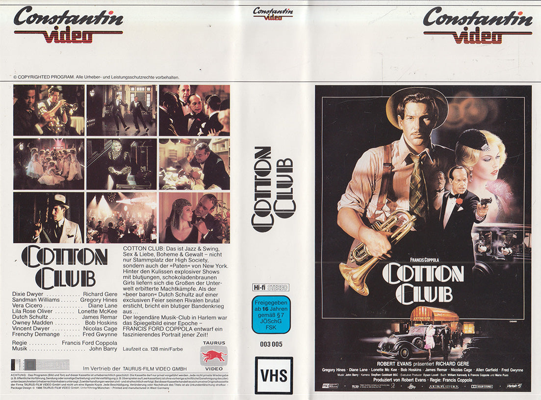 Cotton Club (VHS - 1986 - DE)