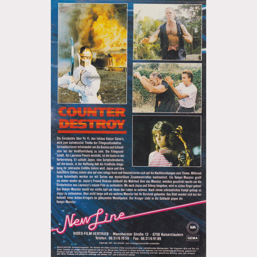 Counter Destroy (VHS - 1991 - DE)