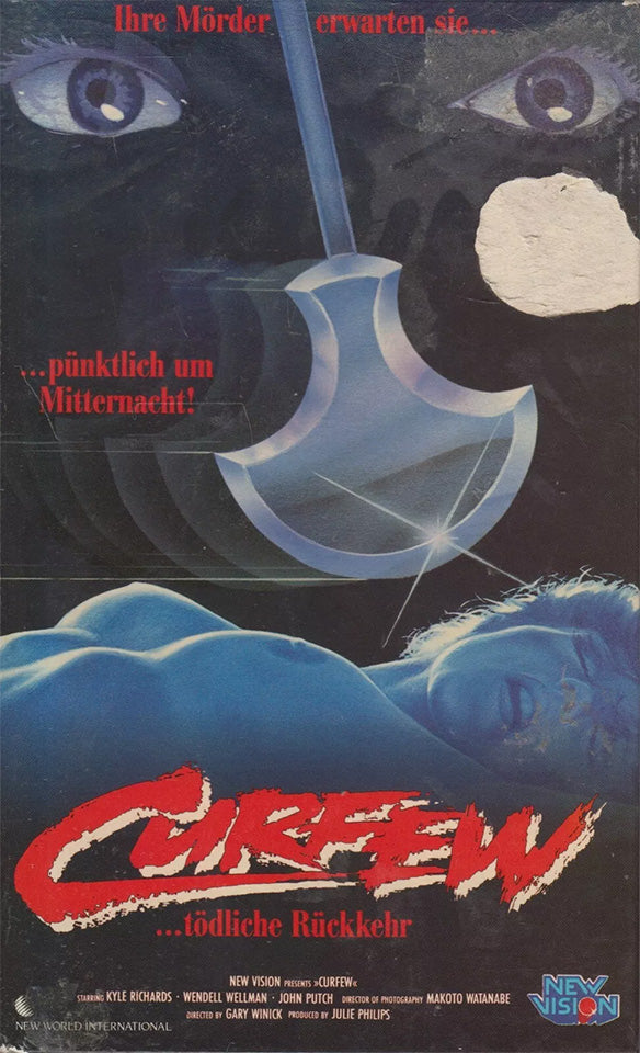 Curfew New Vision VHS Kassette Cover front
