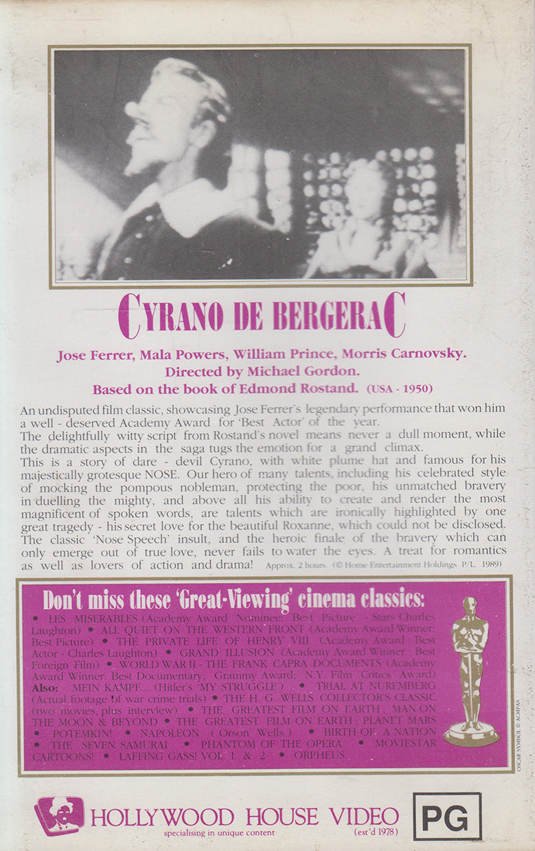 Cyrano de Bergerac (VHS - 1989 - AU)