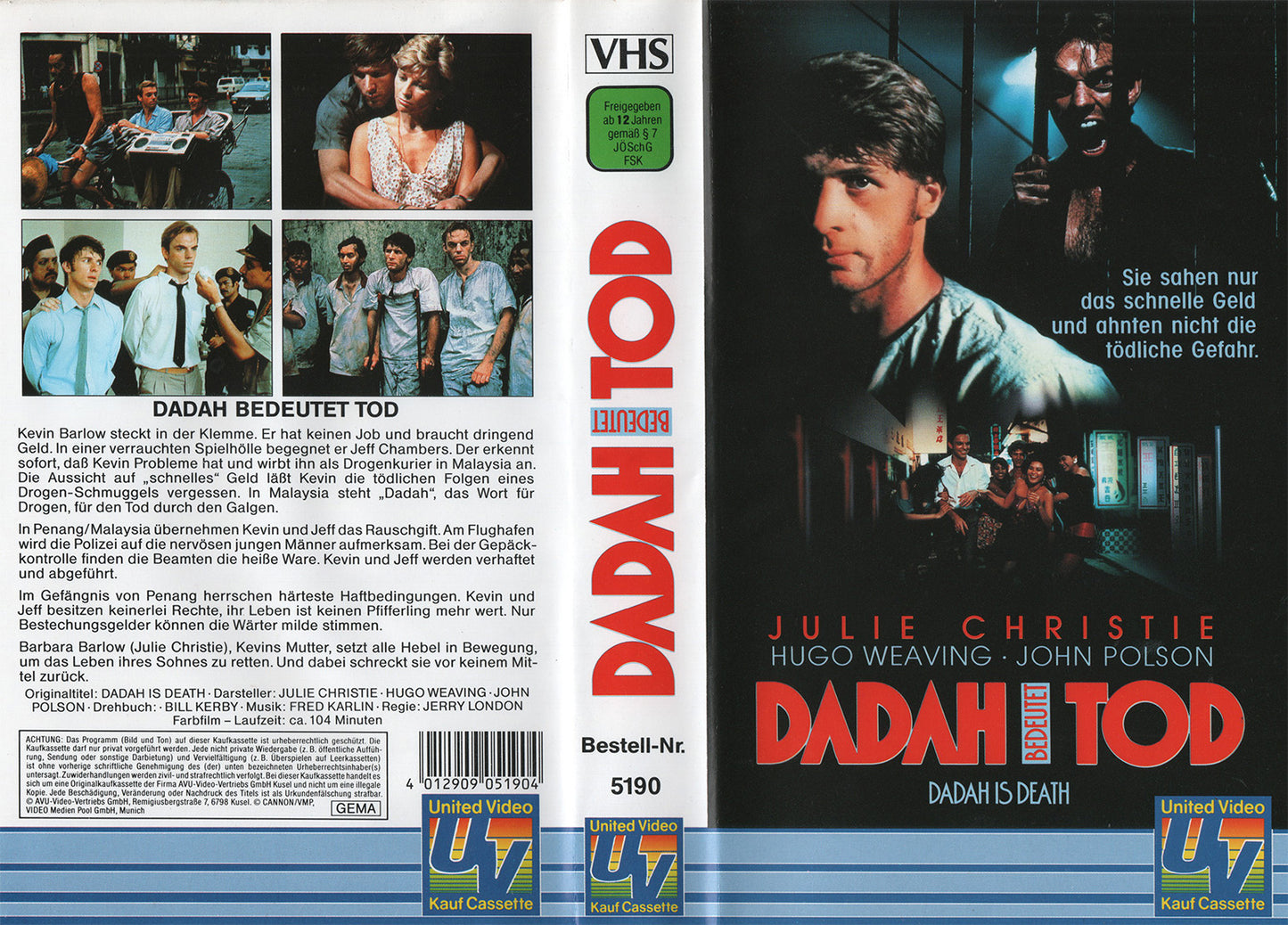 Dadah bedeutet Tod (VHS - DE)