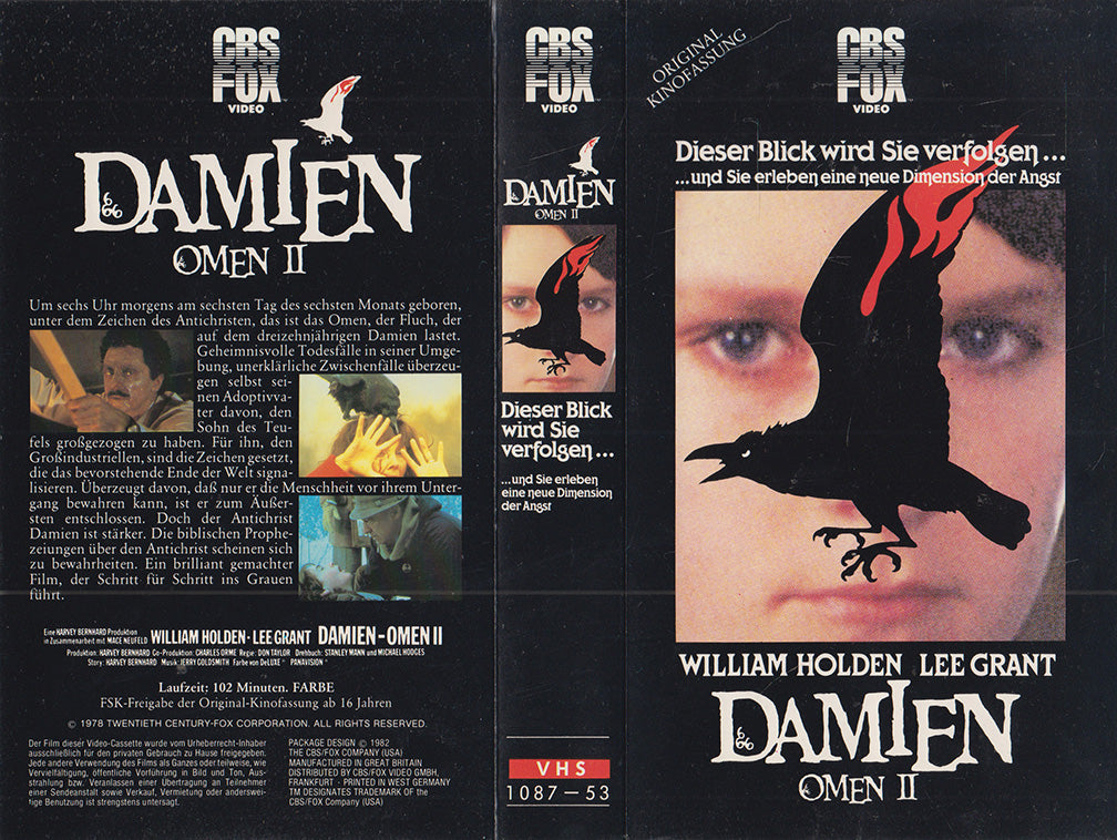 Damien - Omen II (VHS - 1982 - DE)